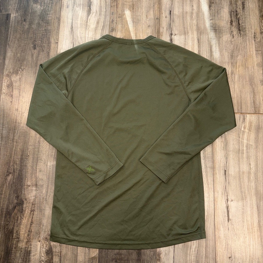 Vertx Long Sleeve Tactical Shirt Mens Large Green Performance Athletic - Picture 2 of 6